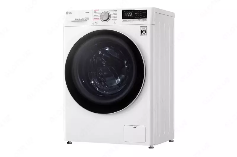 Стиральная машина "LG F2V5HSOWR" (Белая/черная) 7 кг
