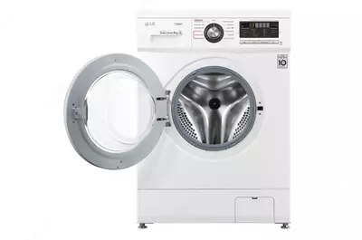 Стиральная машина "LG F1296TDS1" (Белая/серебристая) 8 кг