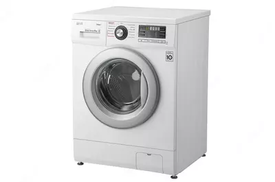 Стиральная машина "LG F1296TDS1" (Белая/серебристая) 8 кг