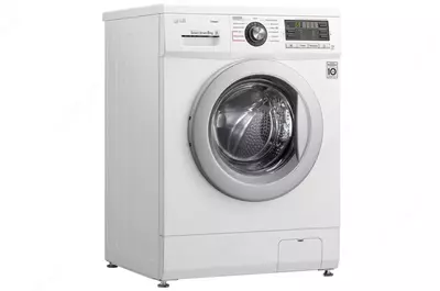 Стиральная машина "LG F1296TDS1" (Белая/серебристая) 8 кг