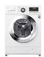 Kir yuvish mashinasi "LG F1296TDS3" (Oq/Xrom) 8 kg