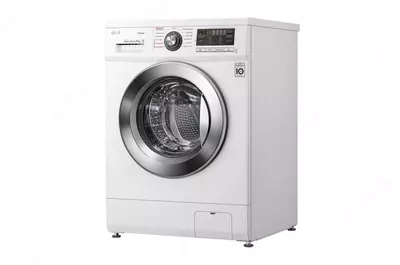 Стиральная машина "LG F1296TDS3" (Белая/Хром) 8 кг