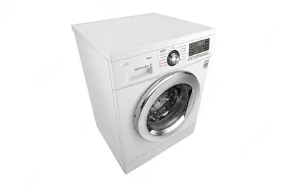 Стиральная машина "LG F1296TDS3" (Белая/Хром) 8 кг