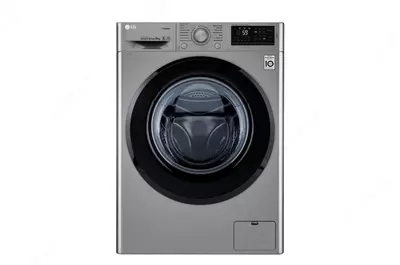 Стиральная машина "LG F4M5VS6S" (Серебристо/черная) 9 кг