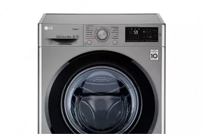 Стиральная машина "LG F4M5VS6S" (Серебристо/черная) 9 кг