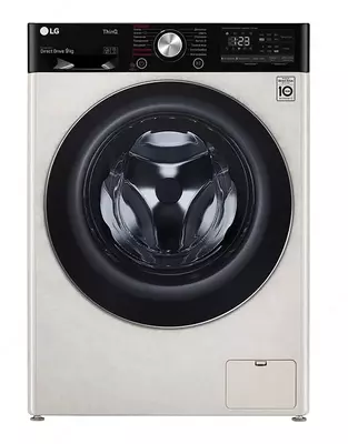 Стиральная машина "LG F4V5VS9B" (Белая/черная) 9 кг