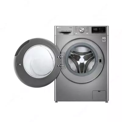 Стиральная машина "LG F4V5VS2SR" (Серебристо/черная) 9 кг