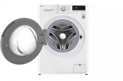 Стиральная машина "LG F4V5VGOWR" (Белая/черная) 9.5 кг