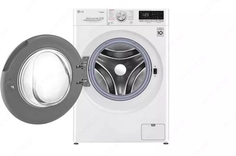 Стиральная машина "LG F4V5VGOWR" (Белая/черная) 9.5 кг