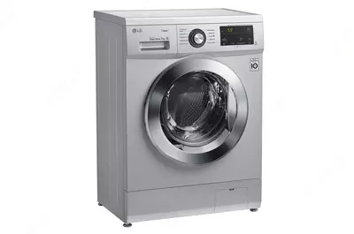 Стиральная машина "LG F2J3HS4L" (Серебристая/Хром) 7 кг