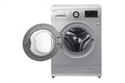 Стиральная машина "LG F2J3HS4L" (Серебристая/Хром) 7 кг