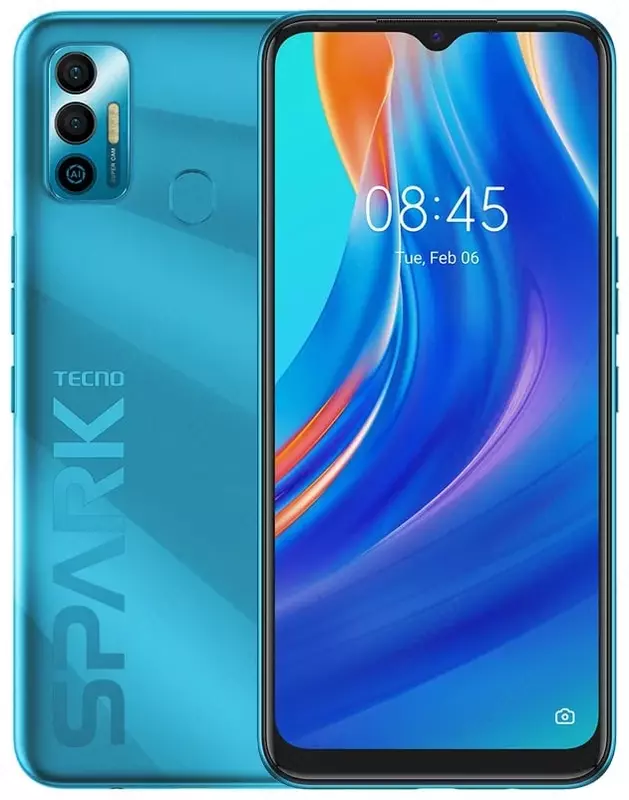 Смартфон "TECNO Spark 7" 4/64gb (Grey, Blue, Green)