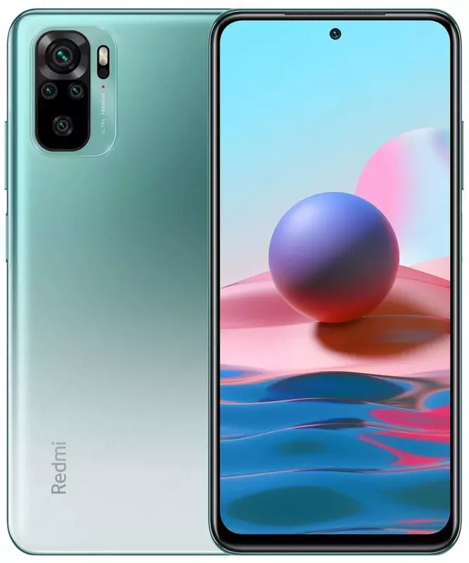 Смартфон "Xiaomi Redmi Note 10" 4/128gb (Blue) NEW