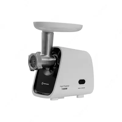 Электрическая Мясорубка "Hofmann SMG151WH/HF" (Белая/черная)