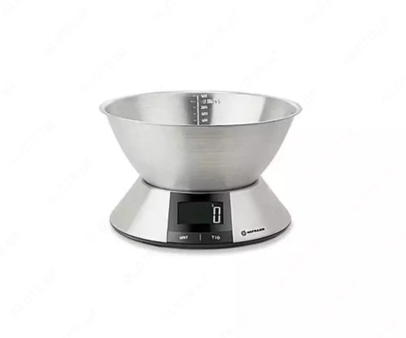 Кухонные весы с чашей "Hofmann SKS-SSLIQ/HF" (Cтальные)