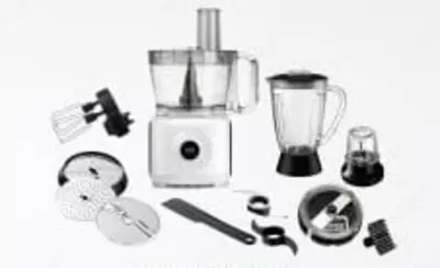 Кухонный комбайн "Hofmann SCJ02PC/HF" (Белый/Черный)