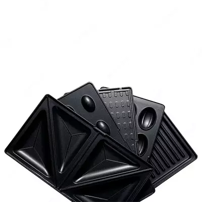 Вафельница "Hofmann SSWM01SS-5/HF" (Стальная/черная)