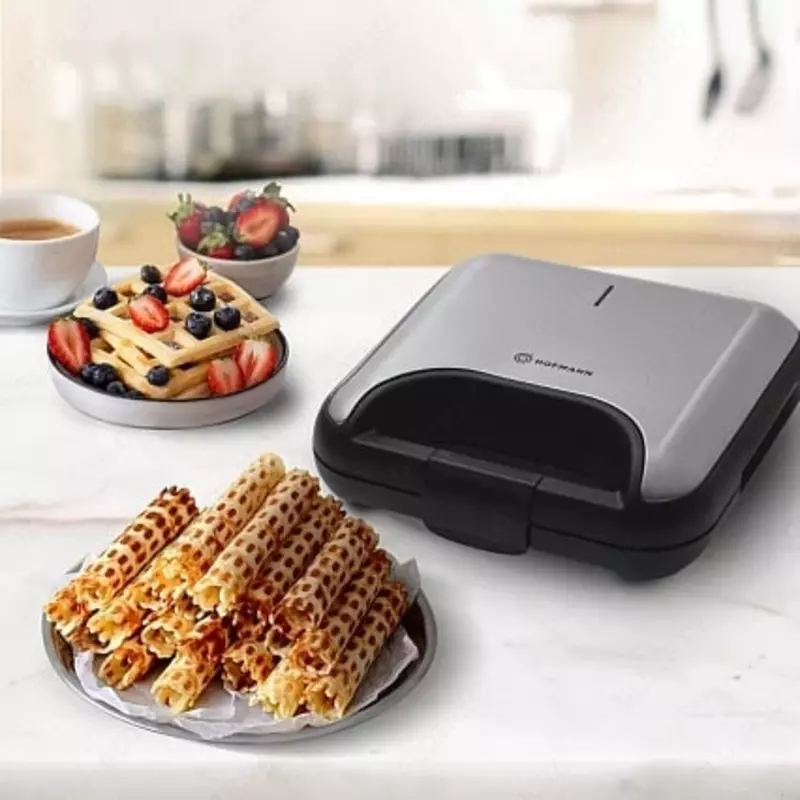 Gofretli dazmol "Hofmann SSWM01SS-5/HF" (po'lat/qora)