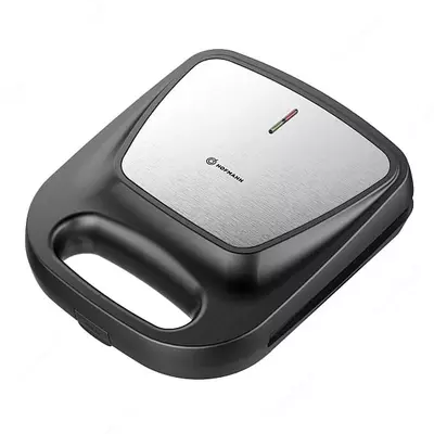 Вафельница "Hofmann SSWM02SS-5/HF" (Стальная/черная)