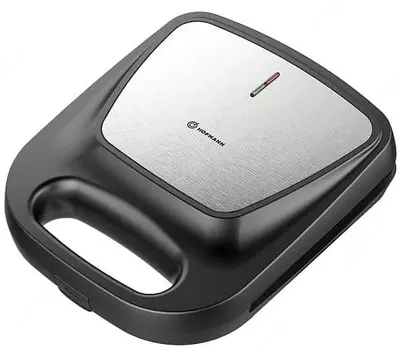 Вафельница "Hofmann SSWM02SS-5/HF" (Стальная/черная)