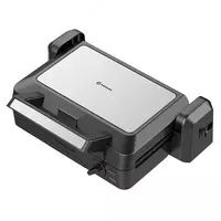 Контактный гриль и Вафельница "Hofmann BSWM01SS-3/HF" (Стальная/черная) - 871 200 сум