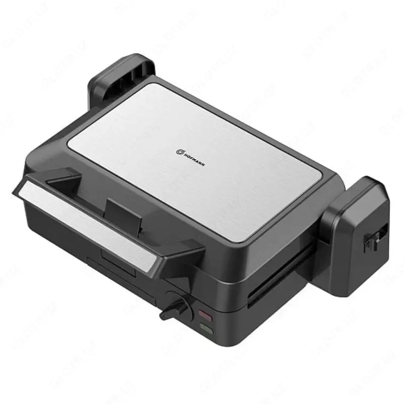 Kontaktli panjara va vafli dazmol "Hofmann BSWM01SS-3/HF" (po'lat/qora)