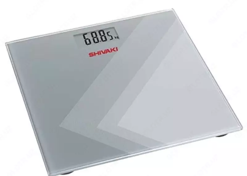 Напольные весы "Shivaki SH-EB 5636" (Серые + декор)