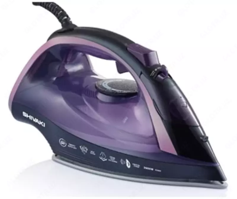 Бытовой Утюг "Shivaki SH-SI 932" (Черный/сиреневый)