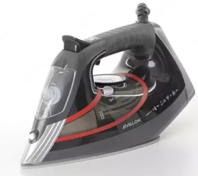 Бытовой Утюг "Avalon AVL-SI 2083" (Черный/красный)