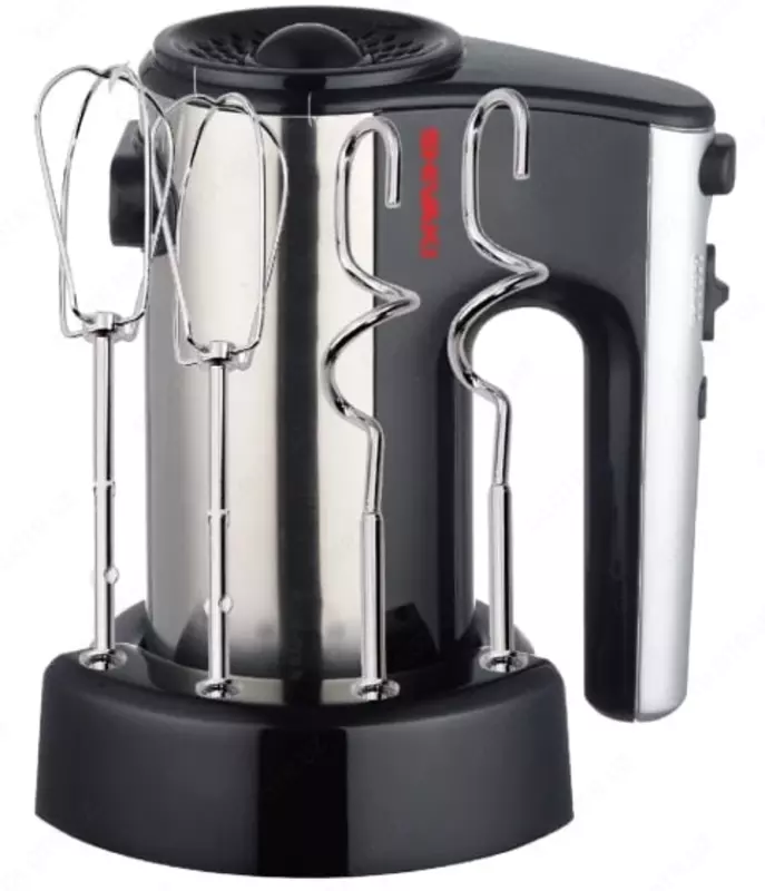 Ручной миксер с подставкой "SHIVAKI HM 9917" (Стальной) NEW