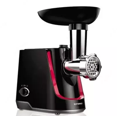 Электрическая Мясорубка "SHIVAKI SM MG -1013" (Черная/розовая)