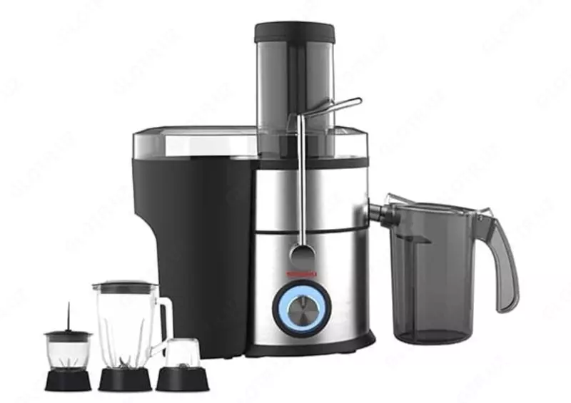 Соковыжималка "Shivaki JM-629" (Стальная/черная)