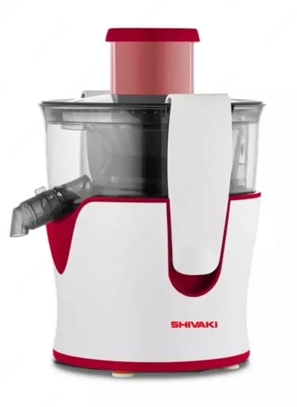 Соковыжималка "Shivaki JM-2160" (Белая/красная)