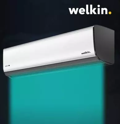 Внутренняя настенная тепловая завеса "Welkin" 200 см (Белая) 380 V