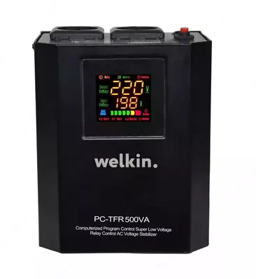 Напольно-настенный стабилизатор "Welkin" 500VA (Черный)