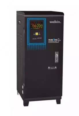 Tarmoqli shkaflar uchun stabilizator "Welkin" 80 000VA (Qora) 380V/3RN