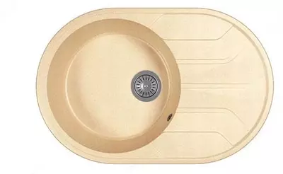 Кухонная мойка "Goodwell GRS R1001D / 760" (Дюна)