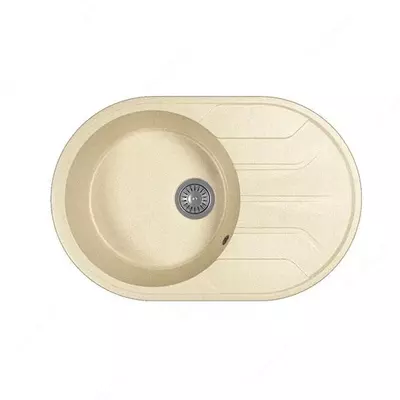 Oshxona uchun lavabo "Goodwell GRS R1001L / 760" (Latte)