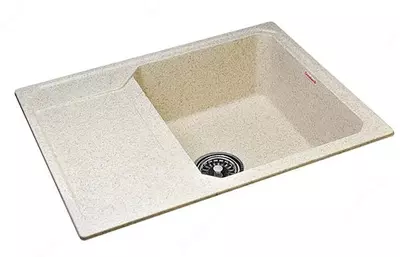 Oshxona uchun lavabo "Goodwell GRS T0101D / 640" (Dune)
