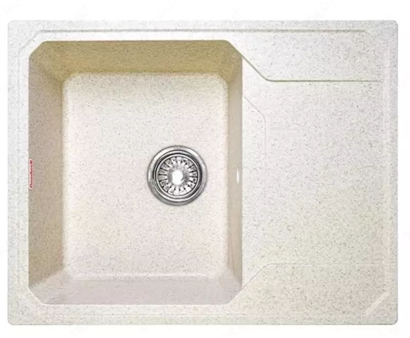 Oshxona uchun lavabo "Goodwell GRS T0101L / 640" (Latte)