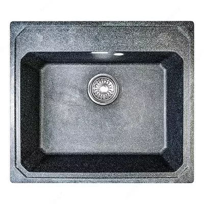 Кухонная мойка "Goodwell GRS T0102B / 570" (Черная)