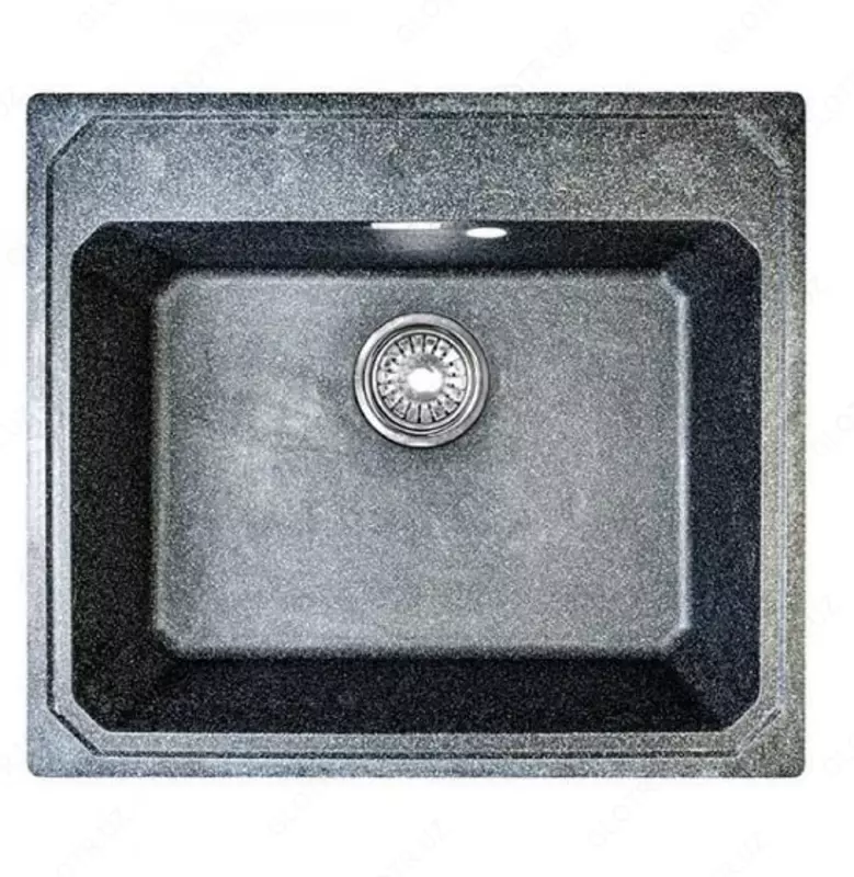 Oshxona uchun lavabo "Goodwell GRS T0102G / 570" (kulrang)