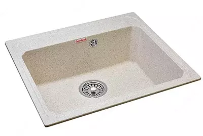 Oshxona uchun lavabo "Goodwell GRS T0102L / 570" (Latte)
