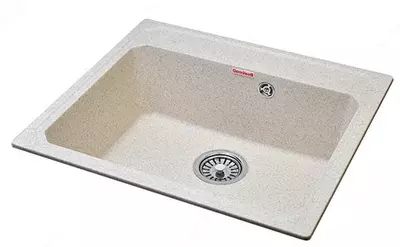 Oshxona uchun lavabo "Goodwell GRS T0102L / 570" (Latte)