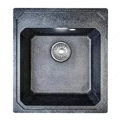 Кухонная мойка "Goodwell GRS T1001B / 450" (Черная)