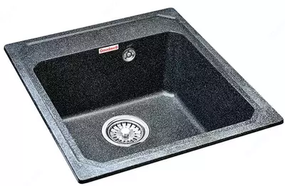 Кухонная мойка "Goodwell GRS T1001B / 450" (Черная)