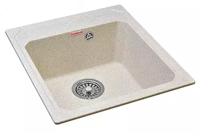Oshxona uchun lavabo "Goodwell GRS T1001L / 450" (Latte)