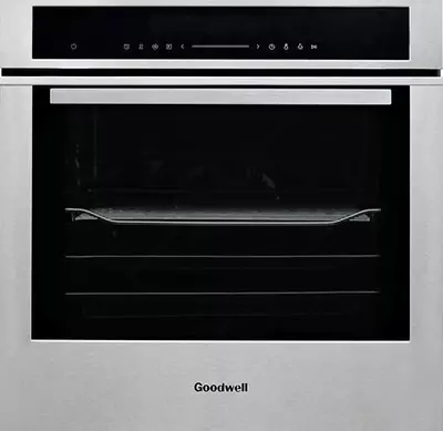 Электрический духовой шкаф "Goodwell GWO-7138 XBG" (Стальной)