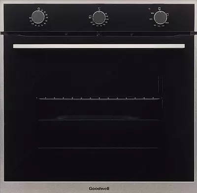Комбинированный духовой шкаф "Goodwell GWO-83 GSE 04 BG" (Стальной/черный)