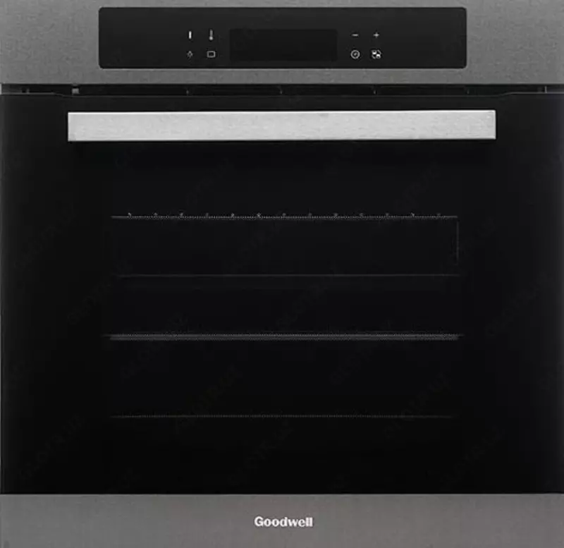 Электрический духовой шкаф "Goodwell GWO-8308 BX" (Стальной/черный)